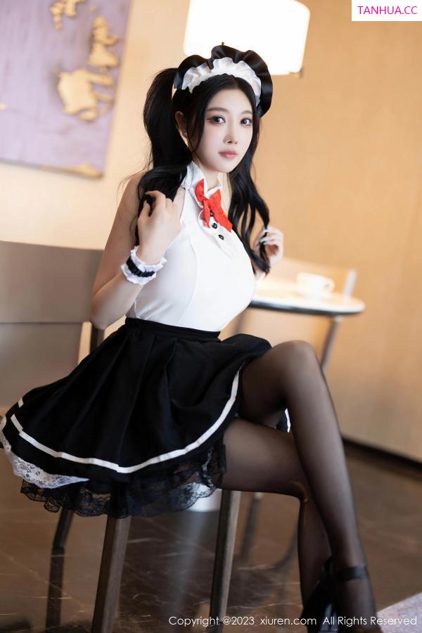 杨晨晨 sugar小甜心CC [XiuRen]高清写真图 2023.10.31 No.7590 杨晨晨Yome 黑丝美臀第16张图片
